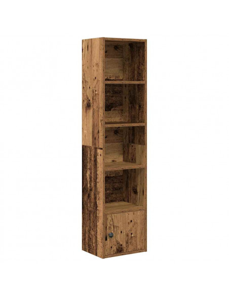 Libreria Legno Vecchio 31x24x127 cm in Legno Multistrato