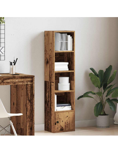 Libreria Legno Vecchio 31x24x127 cm in Legno Multistrato