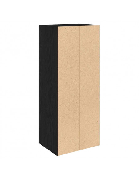 Libreria Rovere Nero 31x24x77 cm in Legno Multistrato
