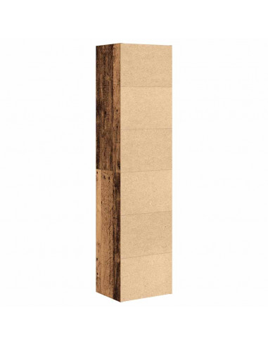 Libreria Legno Vecchio 31x24x127 cm in Legno Multistrato