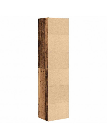 Libreria Legno Vecchio 31x24x127 cm in Legno Multistrato