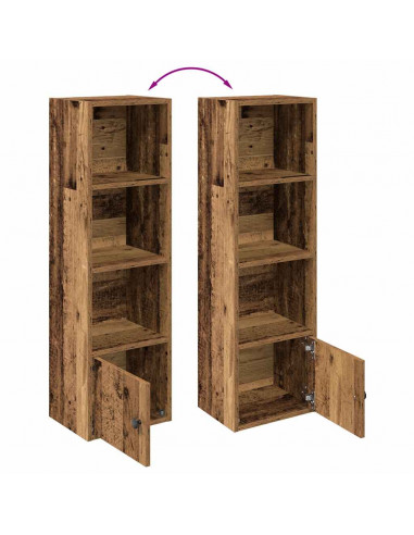 Libreria Legno Vecchio 31x24x102 cm in Legno Multistrato