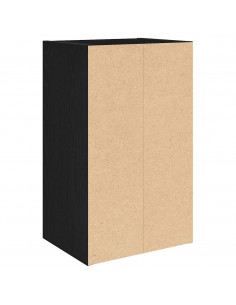 Libreria Rovere Nero 31x24x52 cm in Legno Multistrato