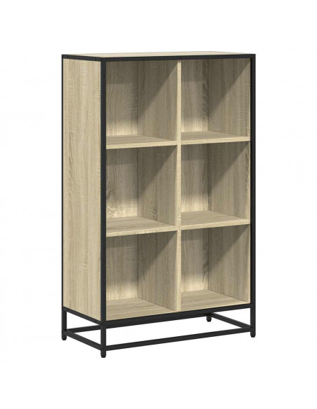Libreria Rovere Sonoma 65,5x33x107,5 cm in Legno Multistrato
