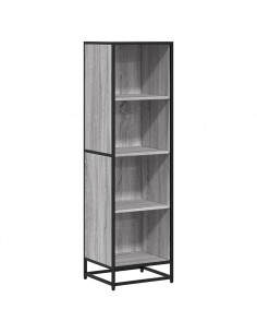 Libreria Grigio Sonoma 40x35x139 cm in Legno Multistrato