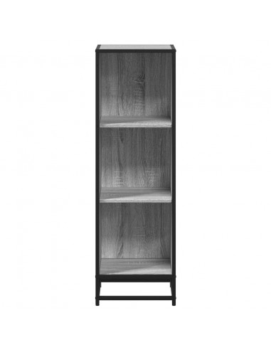 Libreria Grigio Sonoma 33,5x33x107,5 cm in Legno Multistrato