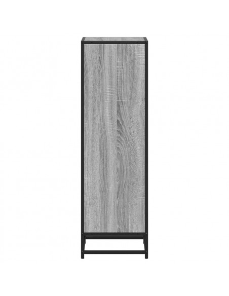 Libreria Grigio Sonoma 33,5x33x107,5 cm in Legno Multistrato