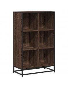 Libreria Rovere Marrone 65,5x33x107,5 cm in Legno Multistrato