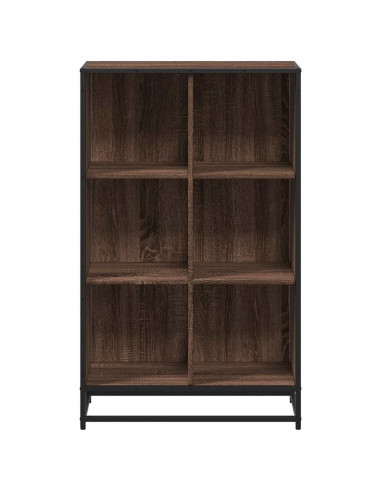 Libreria Rovere Marrone 65,5x33x107,5 cm in Legno Multistrato