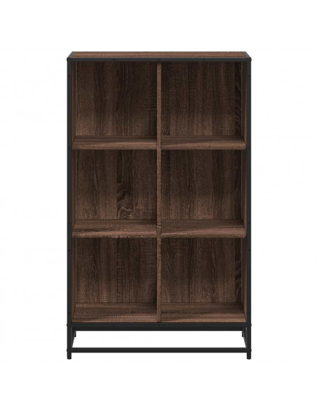 Libreria Rovere Marrone 65,5x33x107,5 cm in Legno Multistrato