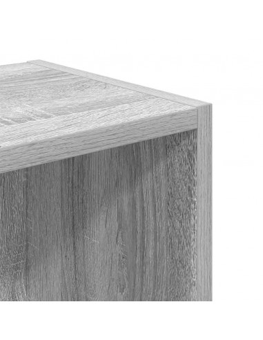 Libreria Grigio Sonoma 31x24x77 cm in Legno Multistrato