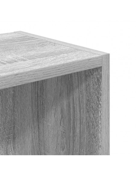 Libreria Grigio Sonoma 31x24x77 cm in Legno Multistrato