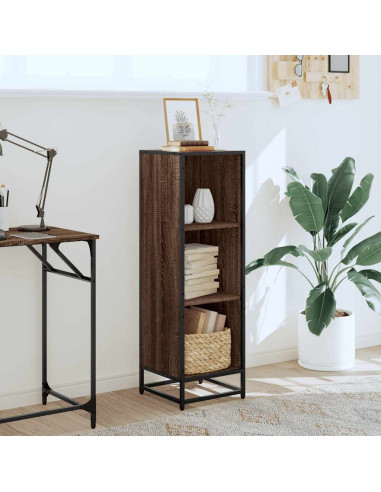 Libreria Rovere Marrone 33,5x33x107,5 cm in Legno Multistrato