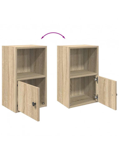 Libreria Rovere Sonoma 31x24x52 cm in Legno Multistrato