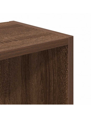 Libreria Rovere Marrone 31x24x77 cm in Legno Multistrato