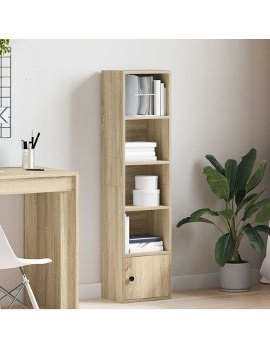 Libreria Rovere Sonoma 31x24x127 cm in Legno Multistrato