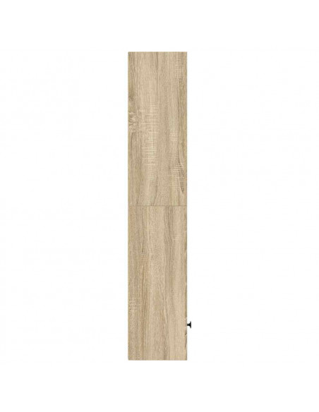 Libreria Rovere Sonoma 31x24x127 cm in Legno Multistrato