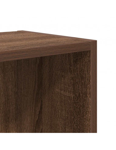 Libreria Rovere Marrone 31x24x52 cm in Legno Multistrato