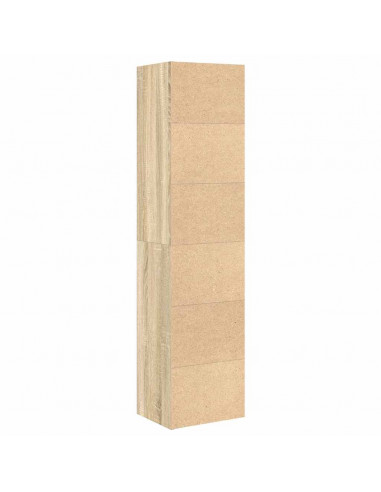 Libreria Rovere Sonoma 31x24x127 cm in Legno Multistrato