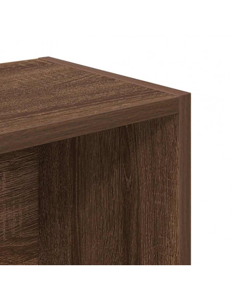 Libreria Rovere Marrone 31x24x102 cm in Legno Multistrato