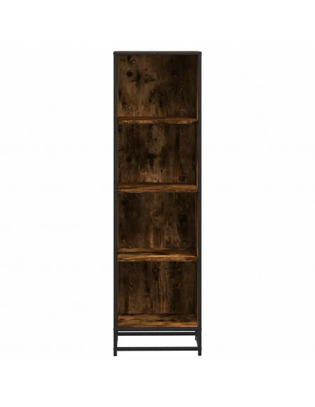 Libreria Rovere Fumo 40x35x139 cm in Truciolato