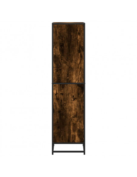 Libreria Rovere Fumo 40x35x139 cm in Truciolato