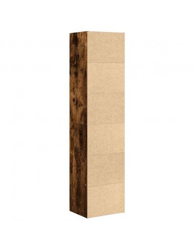 Libreria Rovere Fumo 31x24x127 cm in Legno Multistrato