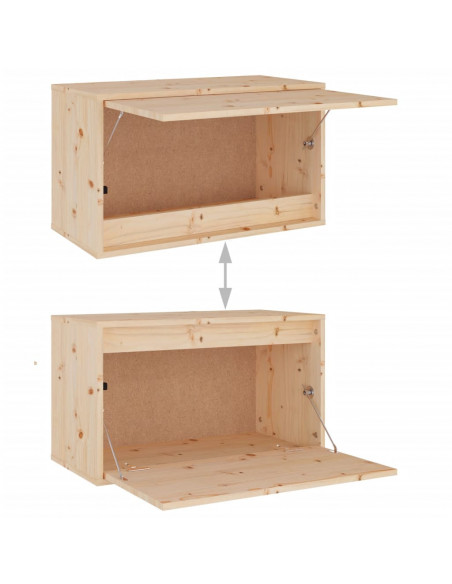 Mobili Porta TV 6 pz in Legno Massello di Pino