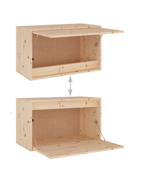 Mobili Porta TV 5 pz in Legno Massello di Pino