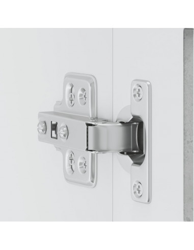 Pensile da Cucina con Porta in Vetro Porto Grigio Cemento