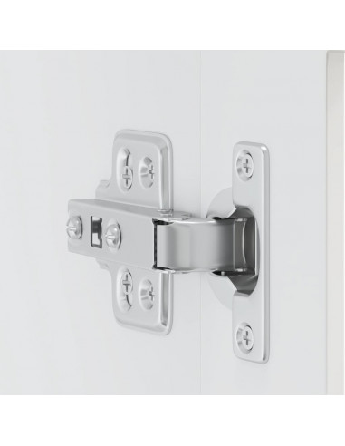 Pensile da Cucina con Porta in Vetro Porto Bianco Lucido