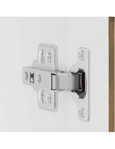 Pensile da Cucina con Porta in Vetro Porto Rovere Fumo