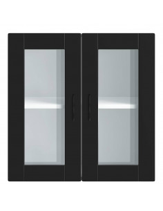 Pensile da Cucina con Porta in Vetro Porto Nero