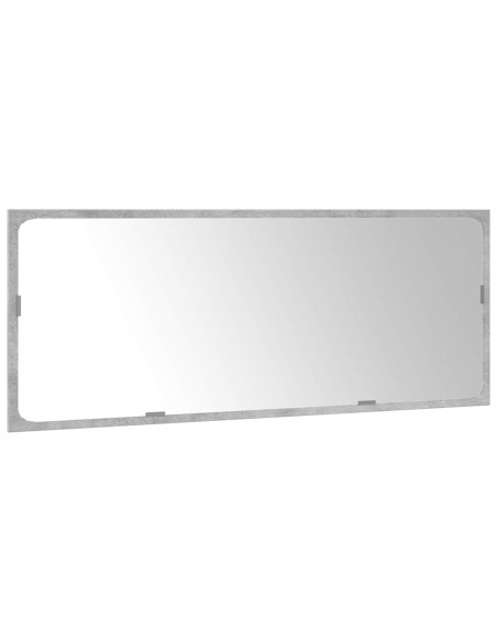 Set Mobili da Bagno 3 pz Grigio Cemento in Legno Multistrato