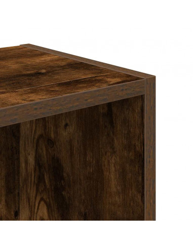 Libreria Rovere Fumo 31x24x77 cm in Legno Multistrato