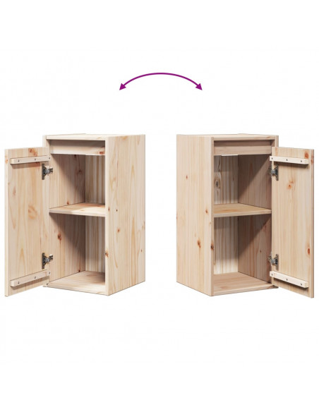 Pensili 2 pz 30x30x60 cm in Legno Massello di Pino