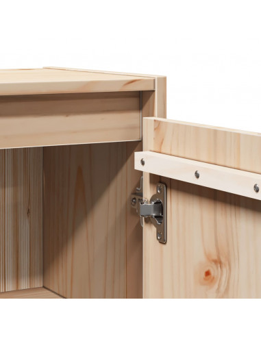 Pensili 2 pz 30x30x60 cm in Legno Massello di Pino