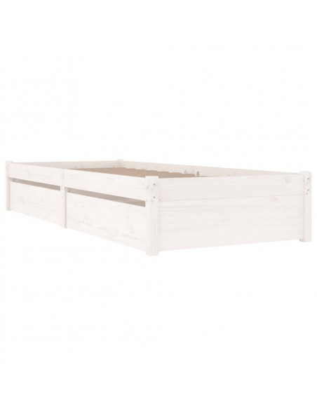 Giroletto con Cassetti Bianco 100x200 cm