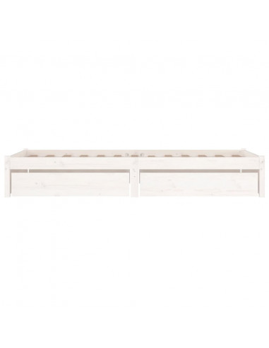 Giroletto con Cassetti Bianco 100x200 cm