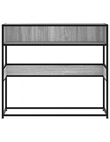 Tavolo Consolle Rovere Sonoma 90x35x80 cm in Legno Multistrato