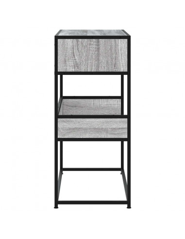 Tavolo Consolle Rovere Sonoma 90x35x80 cm in Legno Multistrato