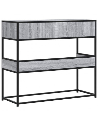 Tavolo Consolle Rovere Sonoma 90x35x80 cm in Legno Multistrato