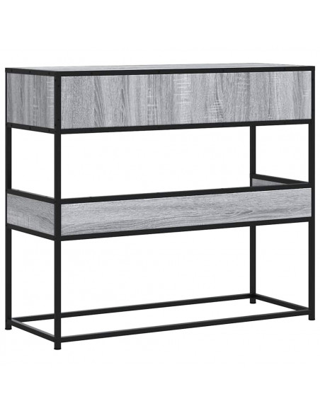 Tavolo Consolle Rovere Sonoma 90x35x80 cm in Legno Multistrato