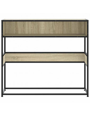 Tavolo Consolle Rovere Sonoma 90x35x80 cm in Legno Multistrato