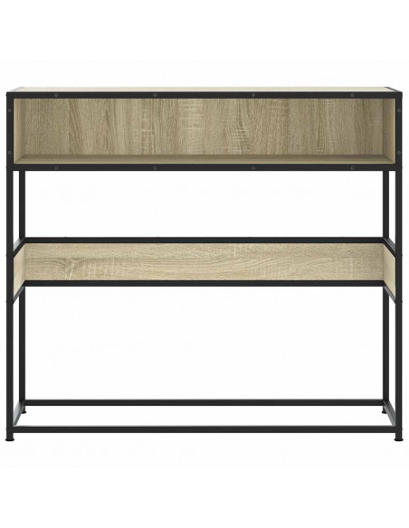 Tavolo Consolle Rovere Sonoma 90x35x80 cm in Legno Multistrato