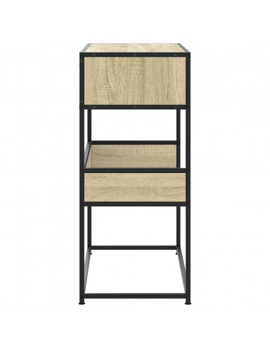 Tavolo Consolle Rovere Sonoma 90x35x80 cm in Legno Multistrato