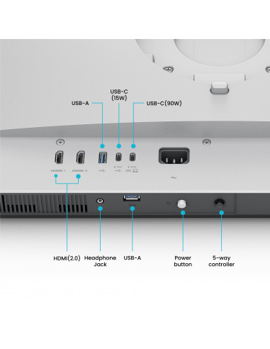 BenQ MA270U Monitor PC 68,6 cm (27") 3840 x 2160 Pixel 4K Ultra HD Bianco