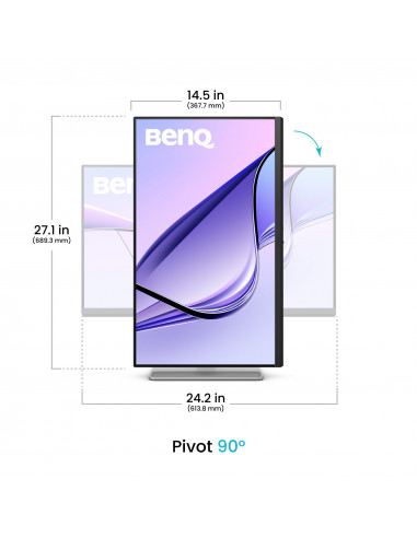 BenQ MA270U Monitor PC 68,6 cm (27") 3840 x 2160 Pixel 4K Ultra HD Bianco