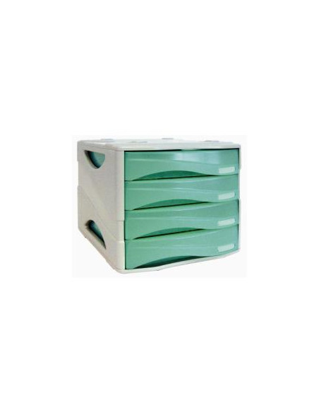 CASSETTIERA 4 CASSETTI VERDE TR