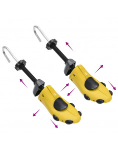 Allargascarpe con Calzascarpe Giallo EU 37-41 in Plastica